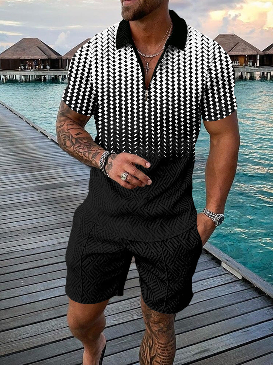 Fashion Personality Sports Casual Men's Suit