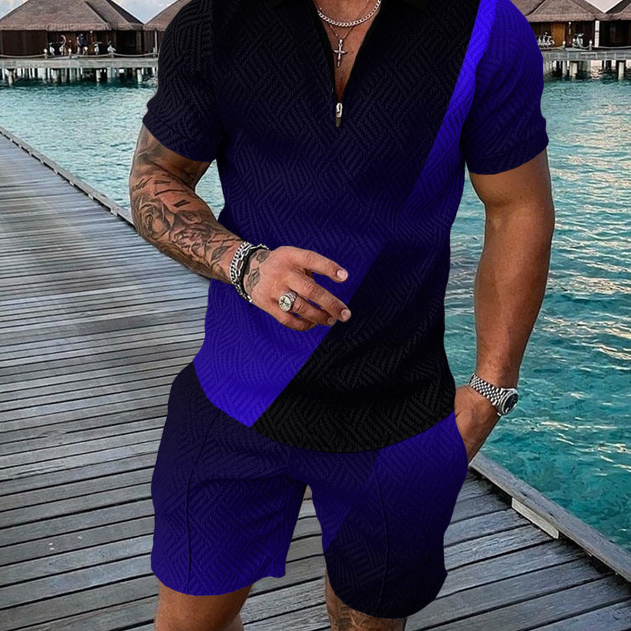 Fashion Personality Sports Casual Men's Suit