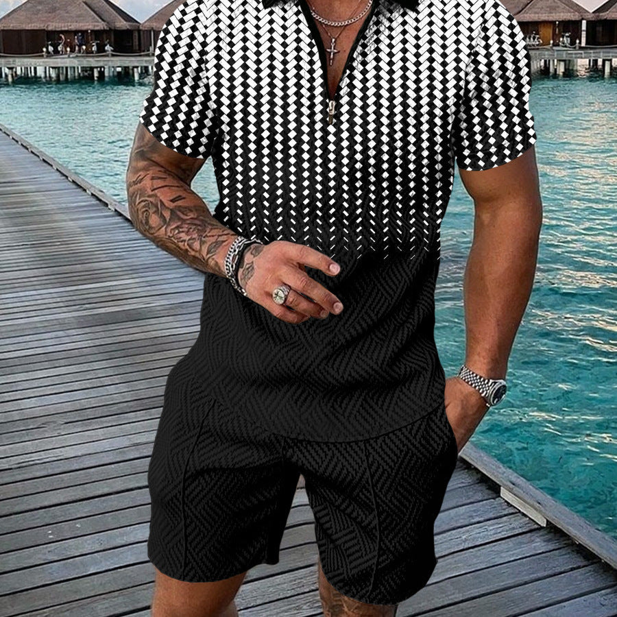 Fashion Personality Sports Casual Men's Suit