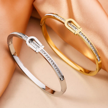 Gold Plating Exquisite Stainless Steel Bracelet Fashion